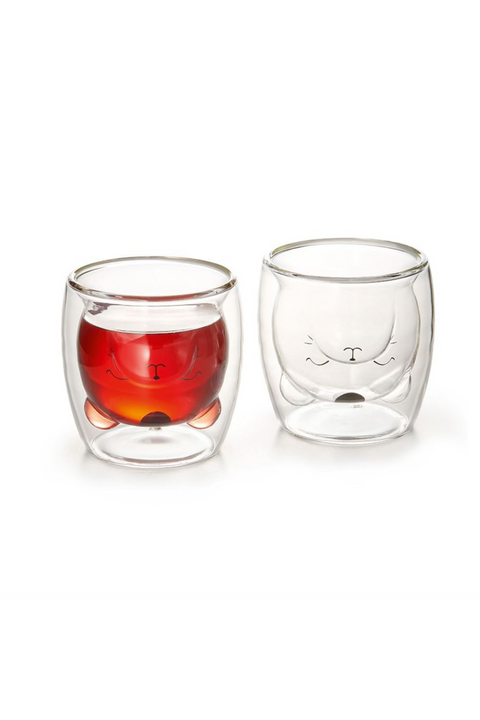 Verres Double Paroi Chat