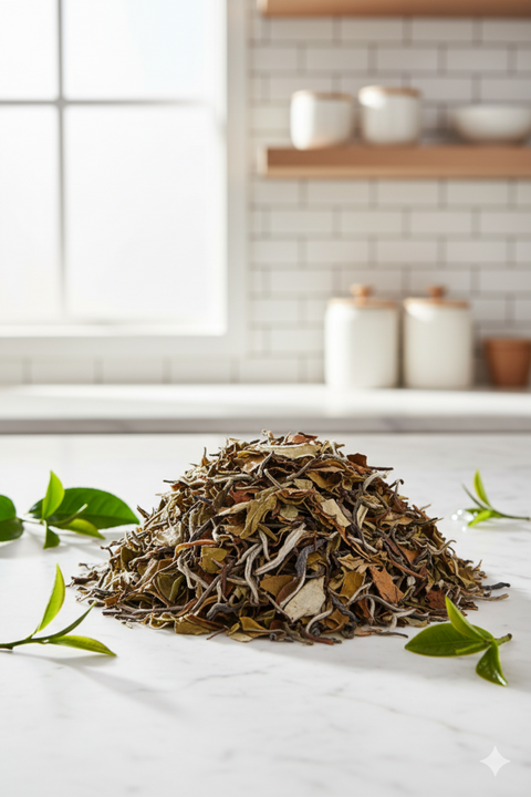 Thé Blanc Fleurs de Sureau Menthe (Fraicheur exotique)