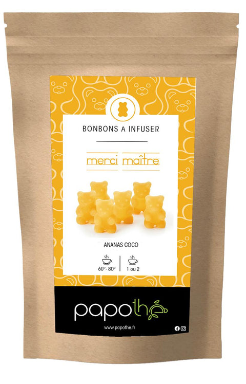 Bonbons à infuser Merci Maître