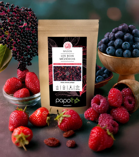 Infusion Cassis Fraise Myrtille Framboise (Le Bois Mézièrois)