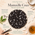 Thé Noir Mamzelle Coco Papothé avec thé noir Assam, coco et vanille, une solution gourmande pour une pause réconfortante et dépaysante