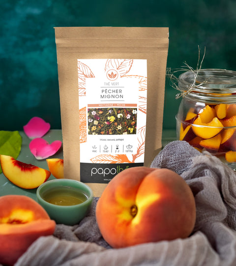 Thé Vert Nectarine/Pêche (Pêcher Mignon)